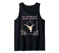 Aerial Hoop, My Workout Defies Gravity, Aerial Yoga Gifts Tank Top