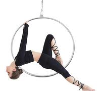 Aerial Hoop Set, Professional Aerial Lyra Hoop, Tab-Less Aerial Ring Equipment with Complete Rigging Hardware, Circus Fitness Aerial Hoop Kit