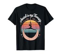 Aerial is My Therapy Yoga Silhouette T-Shirt