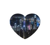 Aerial Night Of View Hong Kong Printing 10 Pieces Air Freshener Cards,Car Scented Hanging Air Freshener Fragrant Sheets For Car Use