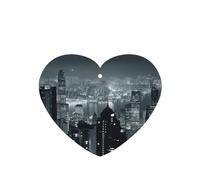 Aerial Night Of View Hong Kong Printing Fashion Car Air Freshener Cards 10 Pcs Car Scented Hanging Sheets