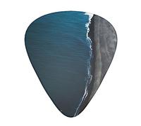 aerial ocean Printed Guitar Picks Personalized Guitar Plectrums 12 Pcs For Acoustic Guitar Electric Guitar And Bass Bulk Guitar Pick One Size