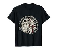 Aerial Silk Aerialist Skeleton Fear of Falling T-Shirt