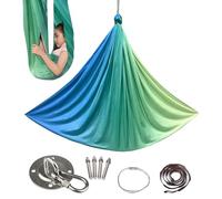 Aerial Silk Set - Adjustable Hanging Fabric, Durable Polyester Equipment | Lightweight Expandable Sensory Hammock Equipment, Indoor Outdoor Multifunctional Hanging Kit