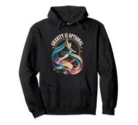 Aerial Silks Acrobat Aerialist Circus Gravity is Optional Pullover Hoodie
