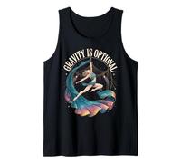 Aerial Silks Acrobat Aerialist Circus Gravity is Optional Tank Top