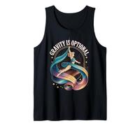 Aerial Silks Acrobat Aerialist Circus Gravity is Optional Tank Top