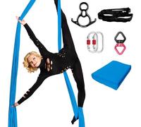 Aerial Silks Kit for Aerial Yoga and Acrobatics - Durable 40D Nylon Fabric Hammock - Available in 9, 15, and 20 Yards for All Experience Levels