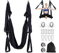 Aerial Trapeze Yoga Hammock Kit - Ultra Strong Antigravity Yoga Flying Sling Inversion Swing Tool Set