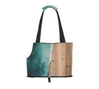 Aerial view of the beach Small pet carrier suitable for shopping malls airplanes buses and subways