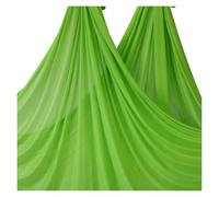 Aerial Yoga Hammock 5m Aerial Yoga Hammock Fabric Yoga Swing Aerial Silks Anti-Gravity Body Building Fitness For GYM Home Outdoor Pilates Yoga Belt(Green3)