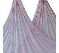 Aerial Yoga Hammock 8.7yards 8m Aerial Silks Yoga Hammock Swing GYM Home Outdoor Fitness Anti-Gravity Body Building Pilates Belt(Pale dogwood)