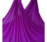 Aerial Yoga Hammock 8.7yards 8m Aerial Silks Yoga Hammock Swing GYM Home Outdoor Fitness Anti-Gravity Body Building Pilates Belt(Purple)