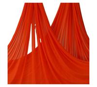 Aerial Yoga Hammock 8m Aerial Yoga Hammock Silk Fabric Swing Silks Fitness For GYM Home Outdoor Body Building Pilates Belt(Orange)