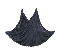 Aerial Yoga Hammock Aerial Yoga Hammock Swing Trapeze Fabric Equipment Silk Inversions Flexibility Core Strength Bodybuilidng(Black Fabric)