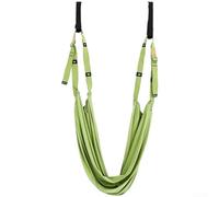 Aerial Yoga Strap, Pack, Fitness Equipment for Home, Adjustable Inversion Stretch Rope, High-Density Polyester Support, Anti Gravity Training for Adults(Green)