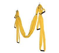 Aerial Yoga Swing Set, Swing Set for Home Outdoor, Polyester Cotton Adjustable Yoga Hammock, for Physical Exercise Improve Flexibility, With Carrying Bag (Yellow)