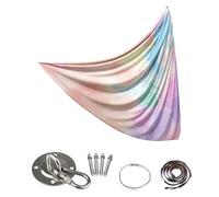 Aerial Yoga Towel - Aerial Silks for Home | Lightweight Gymnastics Silk, Stretch Sensor Hammock Equipment, Suitable for Women, Men, Adults, Indoor and Outdoor, Fitness Exercises