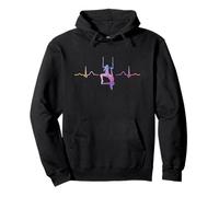 Aerialist Heartbeat Cloud Swing Kids Trapeze Pullover Hoodie