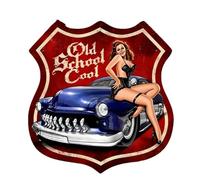 AeRko Personality Fashion Pinup Girl Vinyl Wrap Sexy Beauty Car Sticker Motorcycle Window Sticker (Color : H, Size : 20CM)