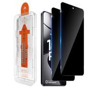Aerku Pack of 2 Privacy Screen Protectors for Xiaomi Mi 14T Pro/14T for Tempered Glass, Bubble-Free Car Assembly, 9H Privacy Protective Glass, Anti Fingerprints, Anti-Spy Black Edge, Tempered Glass