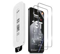 Aerku Pack of 2 Screen Protectors for Xiaomi Mi 15T/15T Pro 5G for Tempered Glass, [Car Installation] 0.33 mm Ultra Clear Film, 9H Hardness Screen Protector, Anti-Bubble, Anti-Scratch Protective Glass