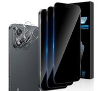 Aerku Privacy Screen Protector for Honor 400 Lite for Tempered Glass, Pack of 2 Privacy Film and 2 HD Clear Camera Protection, 9H Hardness, Anti-Spy Film, Privacy Protective Glass Film