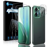 Aerku Screen Protector for Oppo Reno 14F / Reno 14 F 5G for Tempered Glass, 2 Pieces Protective Glass and 2 Pieces Camera Protection, 9H Hardness, 0.33 mm Ultra Clear Film, Anti-Scratch Anti-Bubble