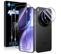 Aerku Screen Protector for Vivo X300 Pro for Tempered Glass, 2 Pieces Protective Glass and 2 Pieces Camera Protection, 9H Hardness 0.33 mm Ultra Clear Film, Anti-Scratch Anti-Bubble Screen Protector