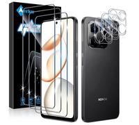 Aerku Tempered Glass Film for Honor 400 Smart, [3+3 Pieces] 9H HD Glass Screen Protector, Tempered Glass Anti-Scratch Camera Film