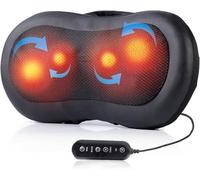 AERLANG Cordless Shiatsu Neck Back Massager Pillow with Heat, 3D Deep Tissue Kneading Massage for Shoulder,Neck,Back Massager for Home Office and Birthday Gifts for Women Men Mom Dad Fathers Day