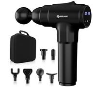 AERLANG Massage Gun, Massage Gun Deep Tissue Percussion Massager, Muscle Massagers Gun,Handheld Body Massager for Muscle 20 Speeds & 6 Massage Heads Birthday Gifts for Women Men Mom Dad