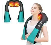 AERLANG Neck Massger,Shiatsu Neck and Back Massager with Heating,Shoulder Massagers Deep Kneading Pillow for Home Office,Back Massager Christmas Gifts for Women Men Dad Mom(NOT Cordless)
