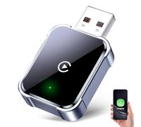 Aerlien Wireless Carplay Adapter Uk,2025 Upgrade Mini USB to Wireless Car Adapter for iPhone,Plug und Play Carplay Wireless Adapter Suitable for iOS 10+, Auto Fast Connection Car Accessories