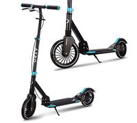 Aero A230 Adult Kick Scooter for Teens 12 or 14 Years and up, Adults Scooters with Disc Brake, Rubber Mat, Double Shock Absorption, ABEC-7 Bearing, Max 250 lbs, Foldable and Height Adjustable
