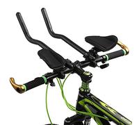 Aero Bar Handle Bar with Sponge Arms Padding Aluminum Alloy Construction for Road Bike Mountain Bike and More Size 0.9in to 1.3in
