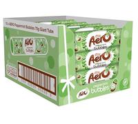 Aero Bubbles Peppermint Chocolate Giant Tube, 70g | Multipack of 15 | Aerated peppermint flavoured bubbles with a half milk chocolate, half peppermint flavoured shell; perfect for sharing