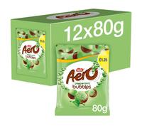 Aero Bubbles Peppermint Chocolate Sharing Bag 80g (Pack of 12)