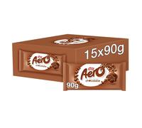 Aero Bubbly Milk Chocolate Sharing Bars, 15 x 90 g