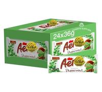 Aero Bubbly Peppermint Mint Chocolate Bar 36g Pack of 24 for Everyone For Gifting and Sharing