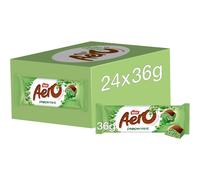 Aero Bubbly Peppermint Mint Chocolate Bars, 24 x 36g