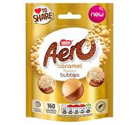 Aero Caramel Bubbles Sharing Bag - Bubbly Caramel Chocolate Bites 92g