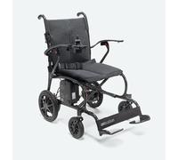 Aero Carbon Folding Powerchair, Ultra Lightweight Folding Electric Wheelchair, 12kg, 9.5 Mile Range, Airline Approved 24V Lithium Battery with Free Attendant Control Bracket