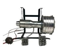 AERO-ENGINE Mini Turbofan Jet Engine Model Metal Aircraft Engine Mechanical Removable Maintainable Aviation Turbine Engineering Display Model For Adults Collectors Enthusiasts