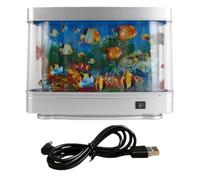 Aero Fish Lamp, Aquarium Night Light, Fish Tank Lamp, Artificial Tropical Fish Decorative Aquarium Lamp, Motion Night Light Virtual Moving Imitating Ocean