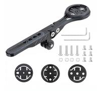 Aero Integrated Handlebar System Out Front Bicycle Computer Mount for Garmin Edge Wahoo Elemnt Bryton Fits Canyon CEP Cockpits and Wilier Filante Bar Handlebar and More (Black B)