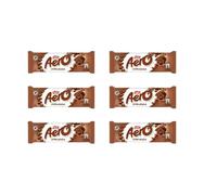 Aero Milk Chocolate Bars, Light and Bubbly, 36g, Pack of 6