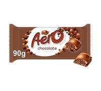 Aero Milk Chocolate Sharing Bar 90g | Light & Bubbly Texture, Shareable Bar, Sweet Snack, Smooth Milk Chocolate