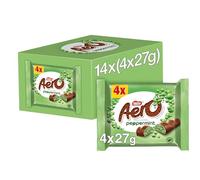 Aero Peppermint Milk Chocolate Bar Multipack, 14x4 x 27 g Bars- Total 57