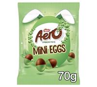 Aero Peppermint & Milk Chocolate Mini Eggs, Sharing Bag, 70g